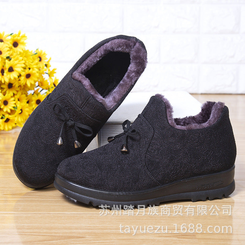 Damen Warme und modische Hausschuhe mit floralem Design Drune