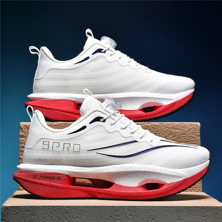 Unisex leichte Laufschuhe mit dämpfender Plattformsohle und atmungsaktivem Obermaterial Drune