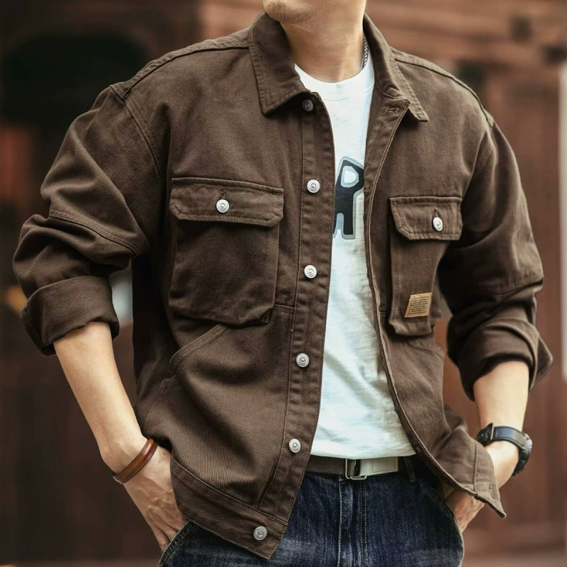 Herren Utility Jacke im klassischen Stil Drune