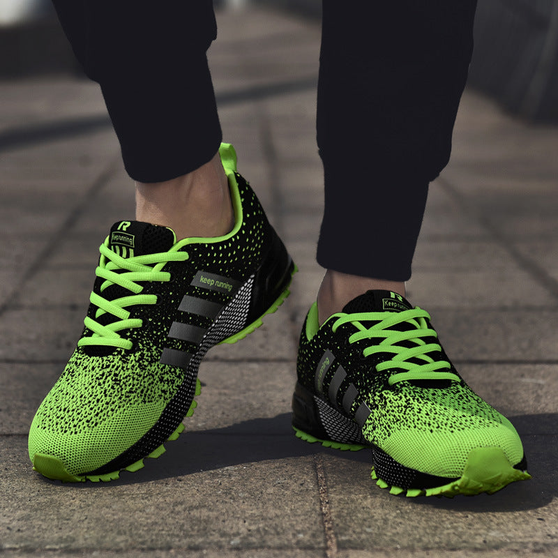 Herren leichte atmungsaktive Lauf‑ und Trail‑Sneaker mit verstärkter Fersendämpfung und griffiger Outdoorlaufsohle Drune
