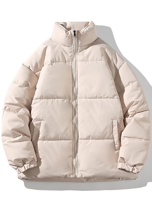 Herren isolierte Steppjacke mit hohem Kragen und elastischen Bündchen Drune