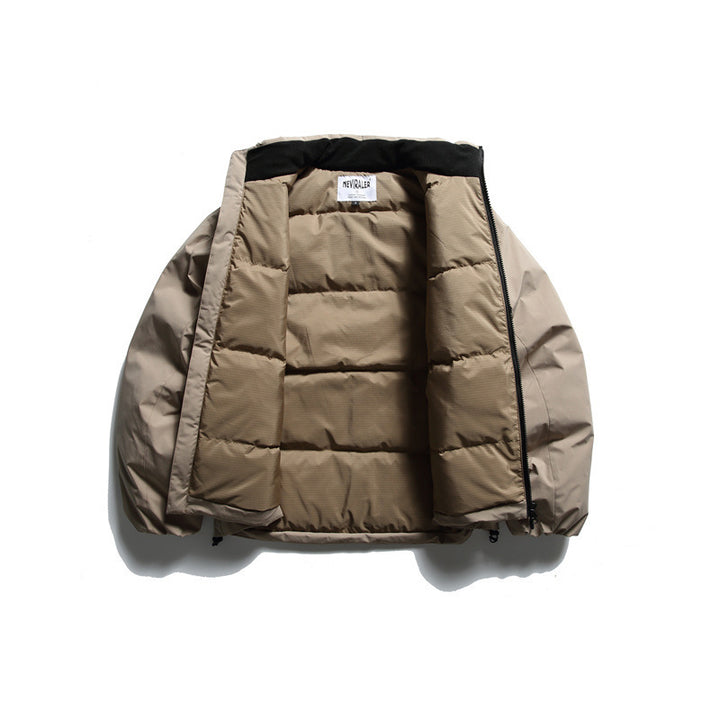 Herren Isolationsjacke im Boxy‑Schnitt mit Stehkragen, Raglanärmeln und Zwei‑Wege‑Reißverschluss Drune