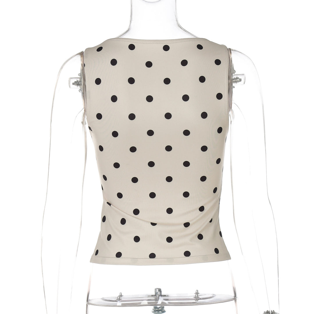 Damen Polka-Dots Tanktop Drune