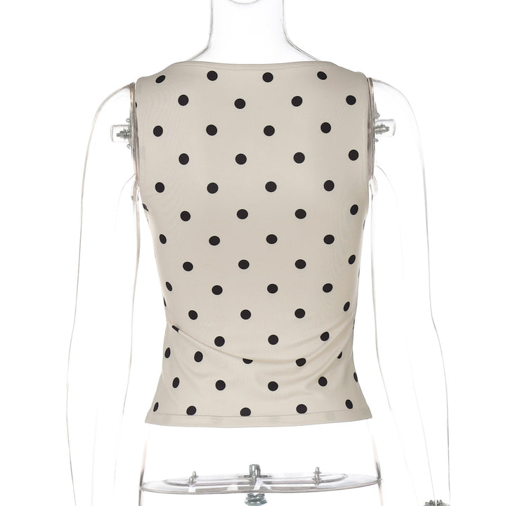 Damen Polka-Dots Tanktop Drune