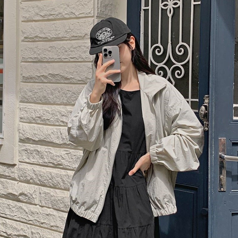 Damen urbane Übergangsjacke mit lässigem Schnitt Drune
