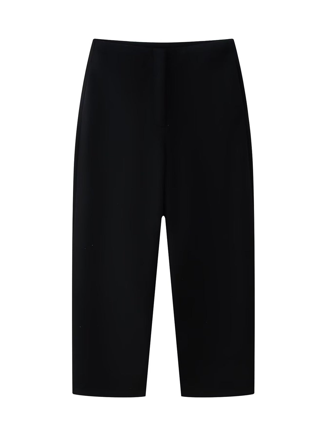 Damen Hochtaillierte Culotte-Hose mit geradem Bein und verdecktem Verschluss Drune