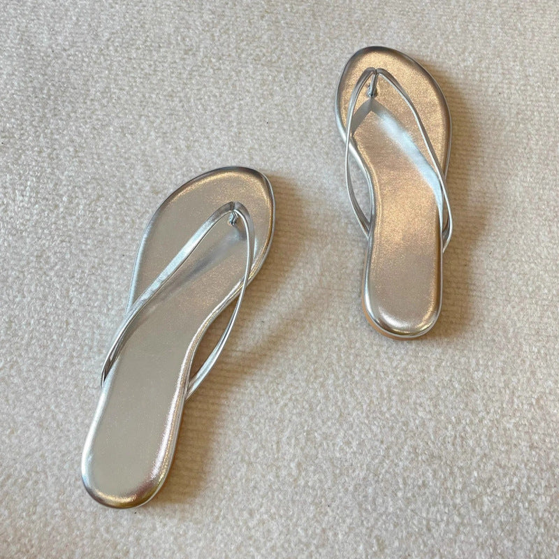 Damen Flip-Flops mit rutschfester Sohle und stylischem Riemendesign Drune