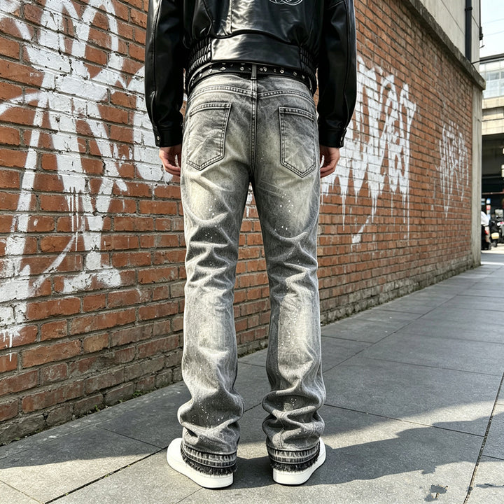 Herren Fließende Jeans Drune