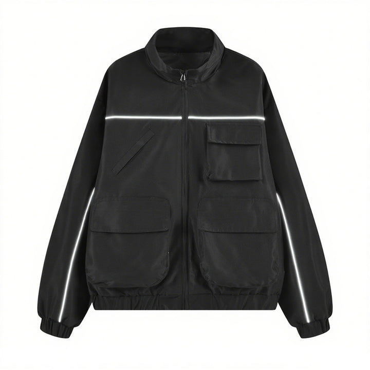 Herren Utility‑Fieldjacke mit Mehrfach‑Taschen und Stehkragen Drune