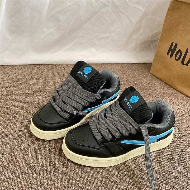 Damen Sneakers mit sportlichem Design und atmungsaktiver Obermaterialkombination Drune