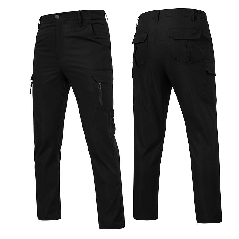 Herren Bequeme Cargo-Hose mit elastischen Bündchen Drune