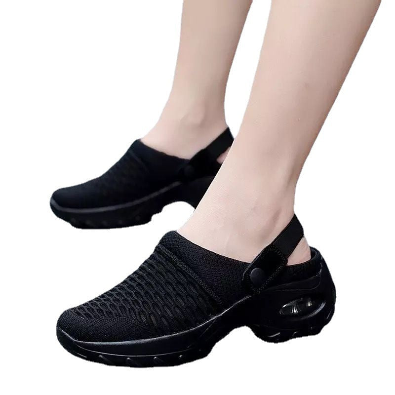 Damen atmungsaktive Slip-On Sneakers mit modischem Mesh-Design Drune