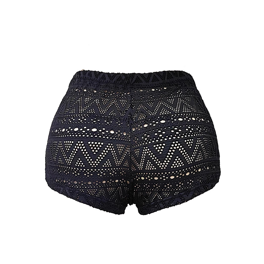 Damen gehäkelte Strandshorts Drune