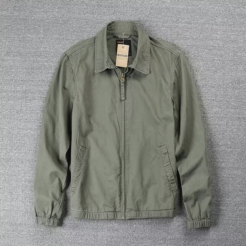 Herren Leichte Freizeitjacke mit elastischem Bund Drune