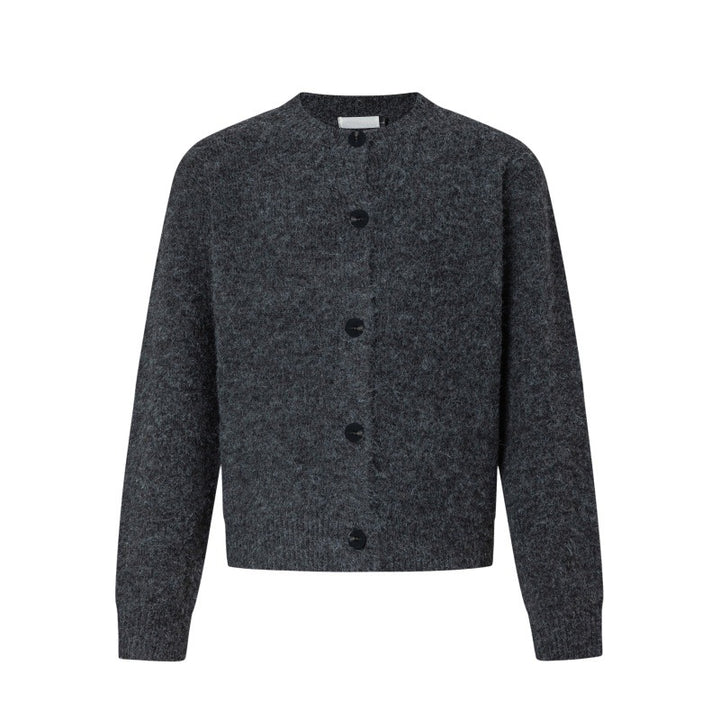 Damen Klassische Strickjacke mit Knopfleiste Drune