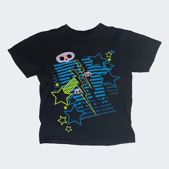 Damen T-Shirt mit lebhaftem Grafiken und einzigartigem Design Drune
