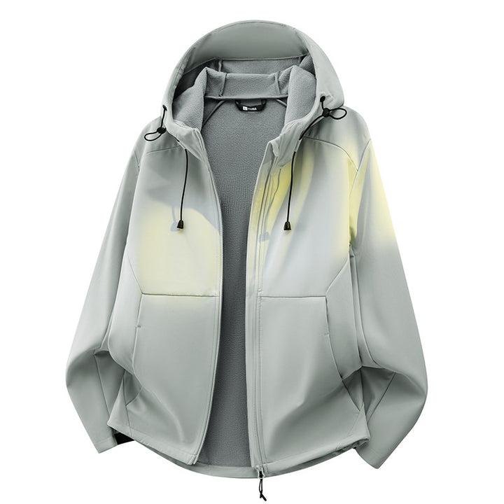 Unisex Softshell-Übergangsjacke mit Fleece-Innenfutter, Kapuze & wasserabweisender Beschichtung Drune