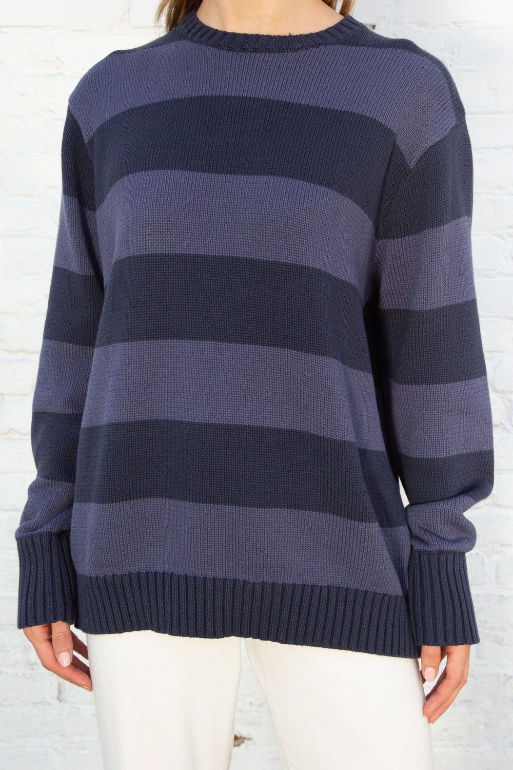 Drune | Streifen Strickpullover