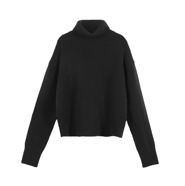 Damen modischer Rollkragenpullover Drune