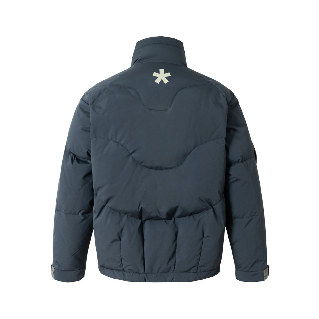 Herren Kurz geschnittener wattierter Winterblouson mit hohem Stehkragen Drune