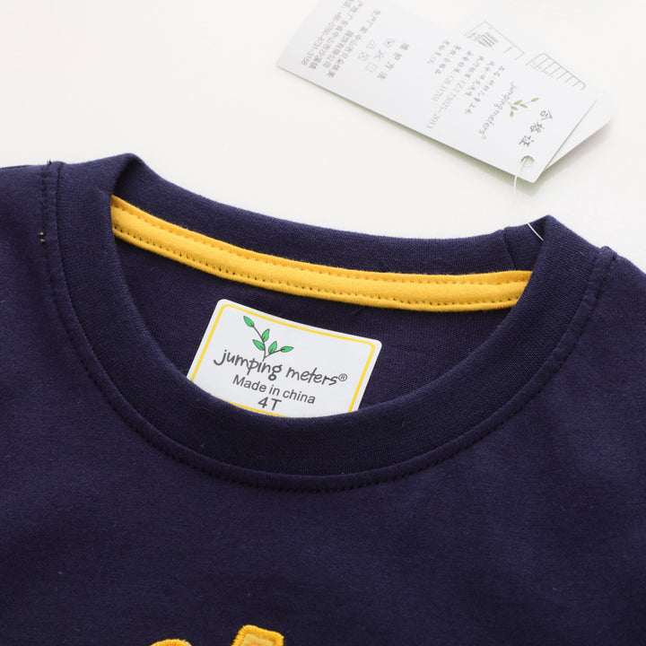Jungen T-Shirt mit buntem Baustellenfahrzeug-Design Drune