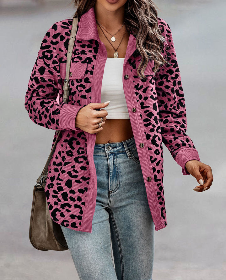 Damen lässige und modische Karo-Jacke Drune