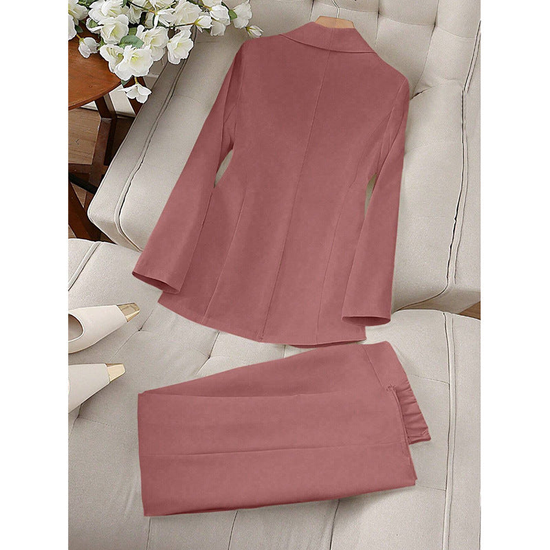 Damen Elegantes und Stilvolles Blazer-Set Drune
