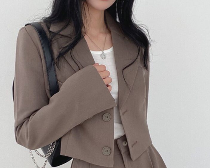 Damen Trendiger Kurzblazer Drune