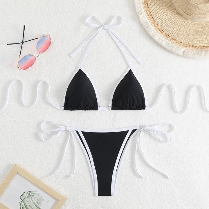 Damen Triangel-Bikini mit verspieltem Bindeband Drune