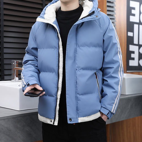 Damen Stylische Winterjacke mit Kapuze und Steppdesign Drune