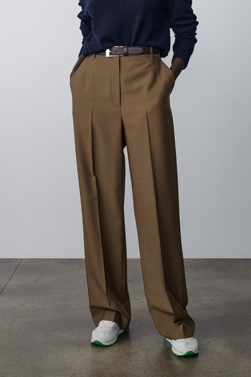Damen Elegante und weit geschnittene Anzughose Drune