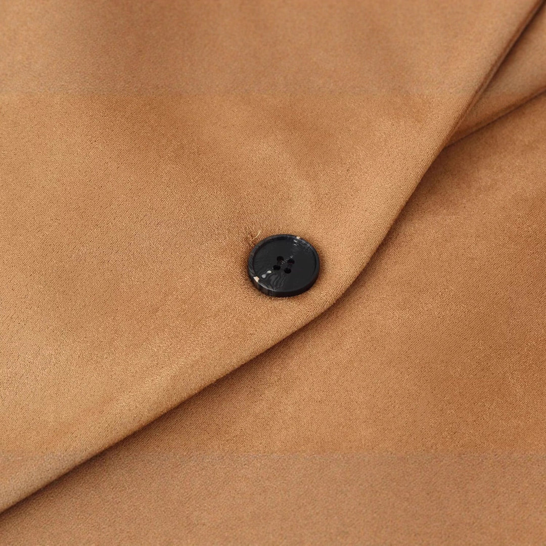 Damen elegante Blazerjacke mit praktischen Taschen und modernem Schnitt Drune