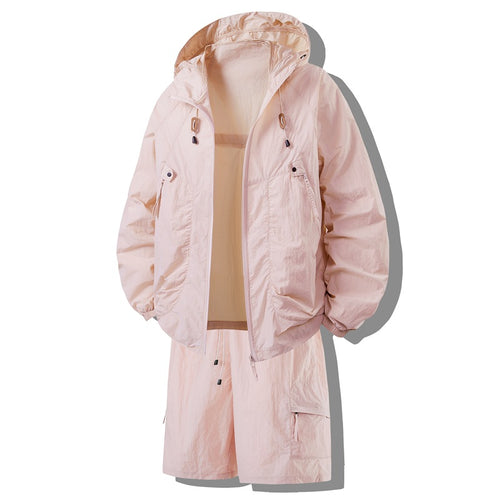 Damen Leichtgewichtige Outdoor-Jacke mit Shorts