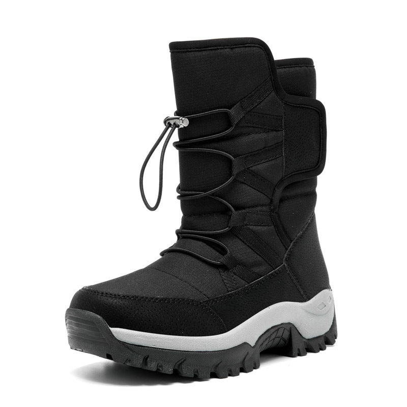 Damen Winter-Boots mit rutschfester Sohle und innovativem Schnellschnürsystem Drune