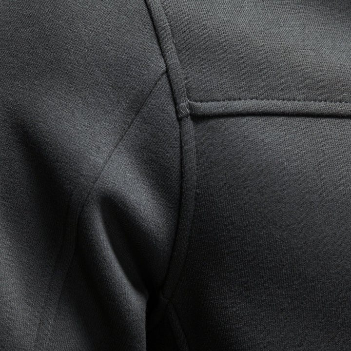 Herren Hochkragen-Sweatshirt mit Halbreißverschluss und Thermofleece-Innenfutter Drune