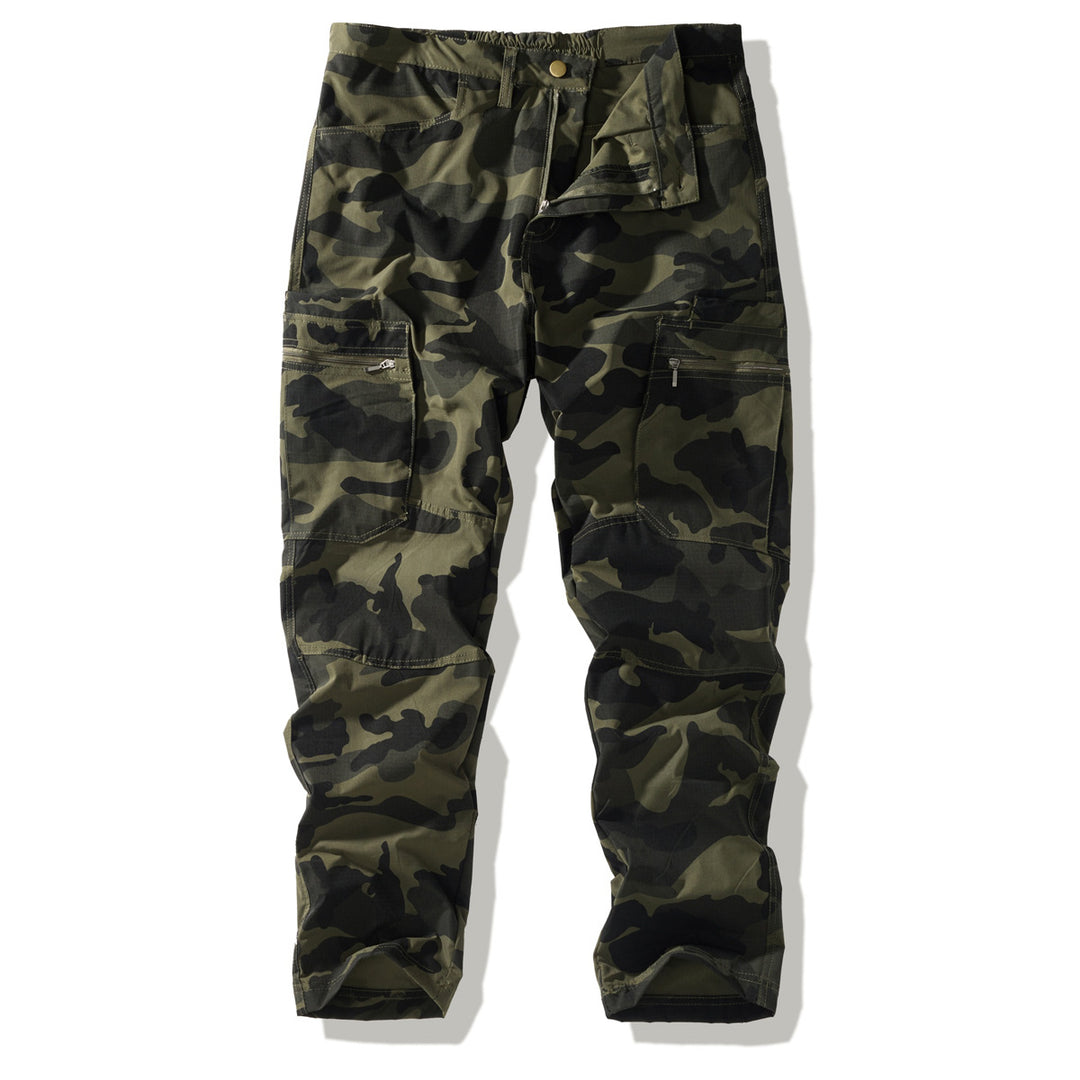 Herren Multifunktionale Cargohose im Camouflage-Design Drune