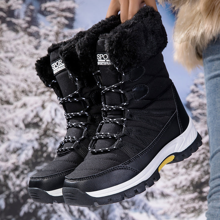 Damen Waterproof Winterstiefel mit isolierender Fütterung und rutschfester Sohle Drune