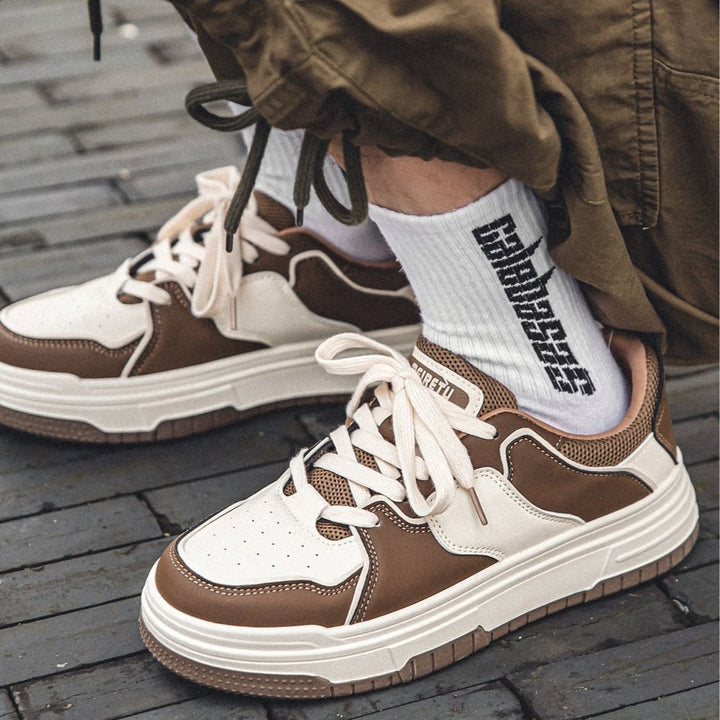 Damen Sportliche Chunky Sneakers mit atmungsaktiver Oberflächenstruktur und flexibler Sohle Drune