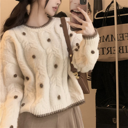 Damen Oversized Pullover mit Struktur Drune