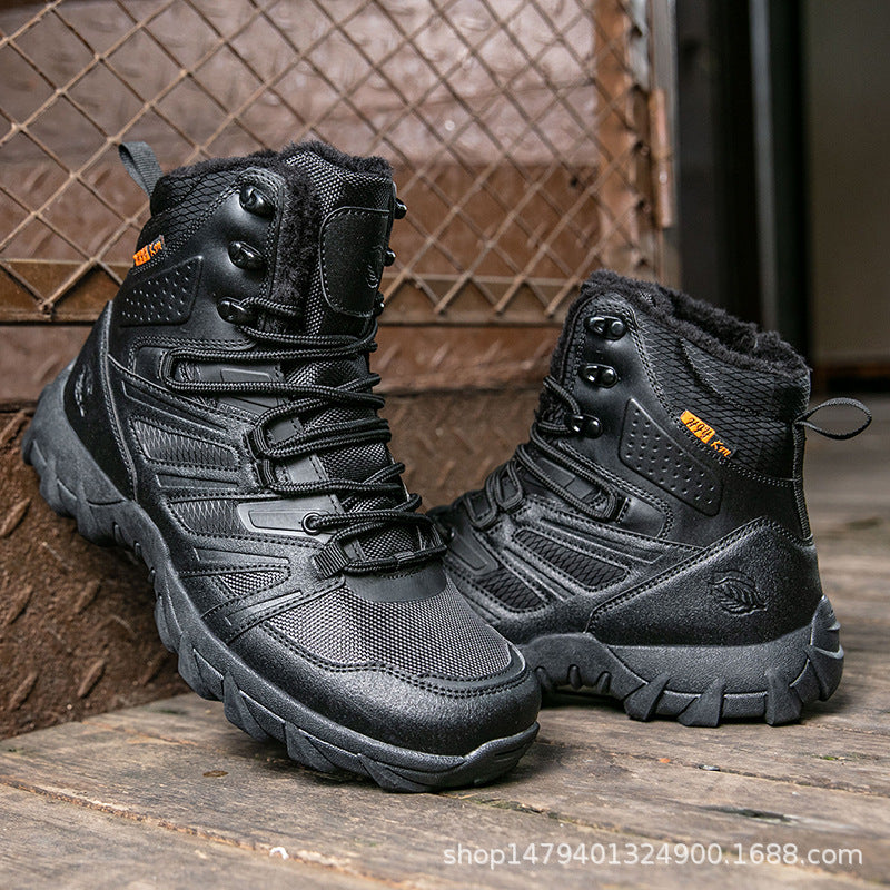 Damen Winterfestige Trekkingstiefel mit isolierendem Futter und rutschfester Sohle Drune