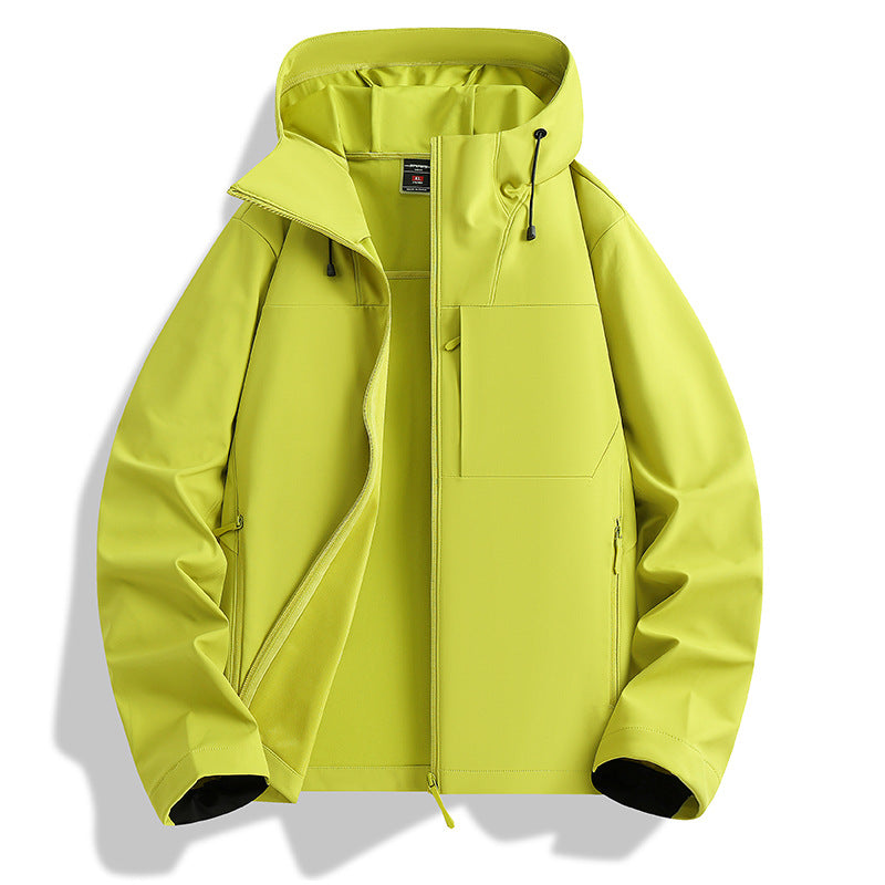 Herren Leichte und wasserdichte Outdoor-Jacke Drune