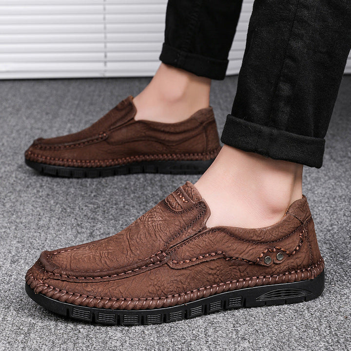 Herren Elegante Mokassins mit handgenähter Verarbeitung Drune