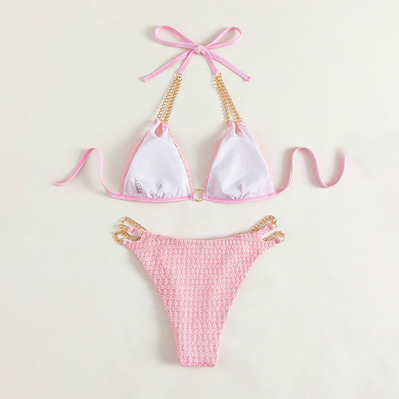 Damen Triangel-Bikini mit charakteristischem Ketten-Design Drune
