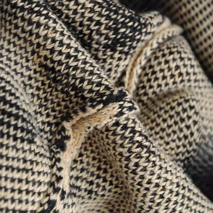 Damen Grobstrick-Cardigan mit modischem Leopardenmuster und praktischen Taschen Drune