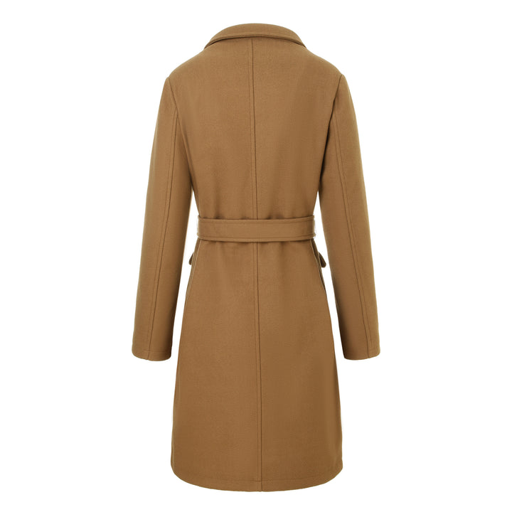 Damen Eleganter und zeitloser Wickelmantel Drune