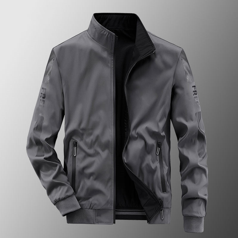 Herren Sportliche Windbreaker Jacke Drune