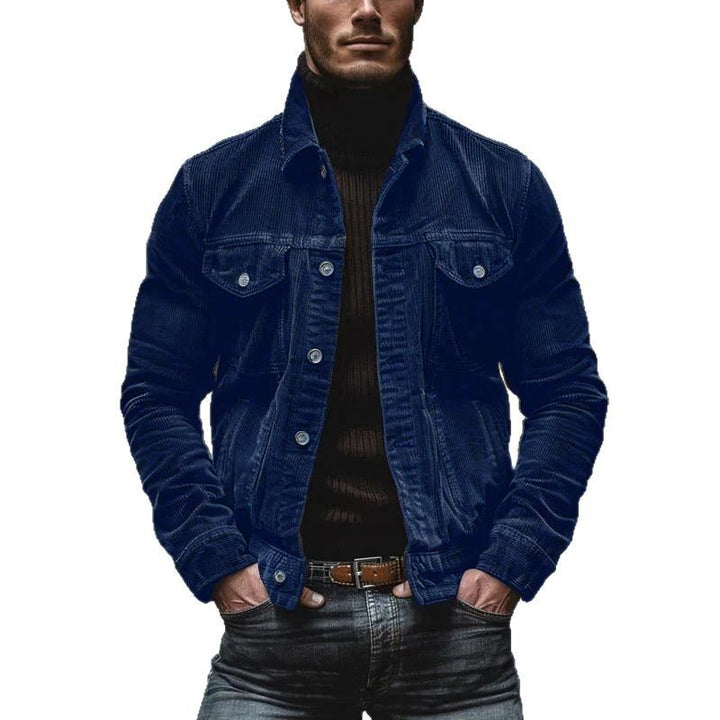 Herren Cordjacke mit klassischem Schnitt und praktischen Brusttaschen Drune