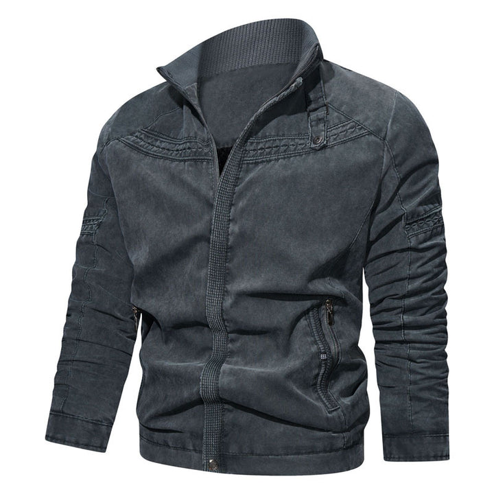 Herren Modische Übergangsjacke mit Steppdetails Drune