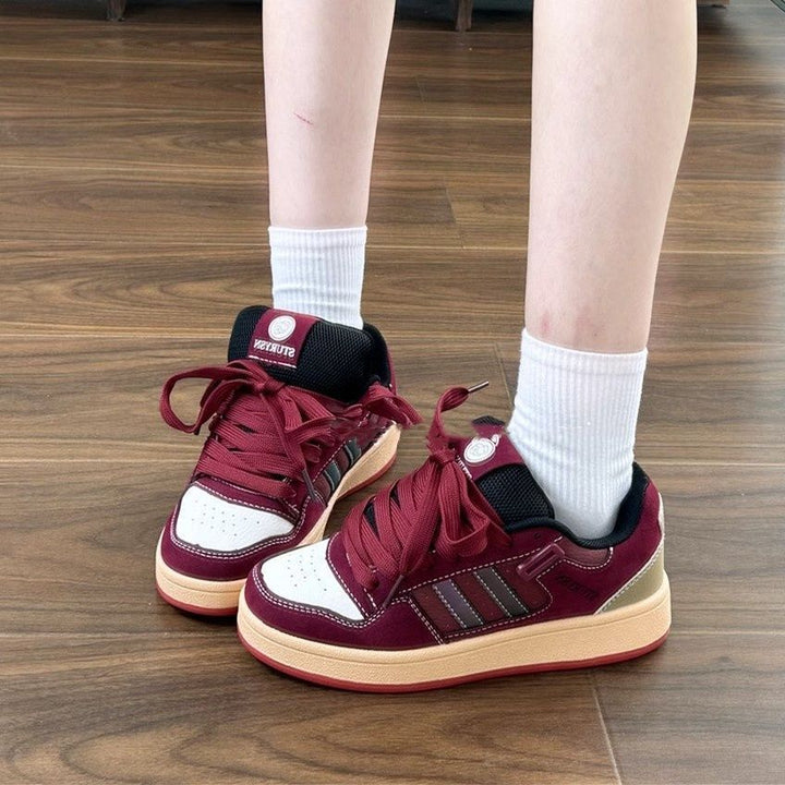 Damen modische Sneaker mit atmungsaktiver Mesh-Oberfläche und dämpfendem Komfort Drune