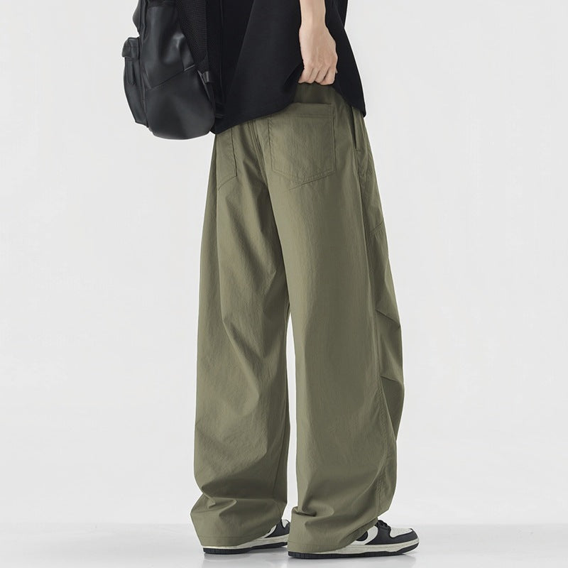 Herren Weit geschnittene Urban Utility-Hose Drune